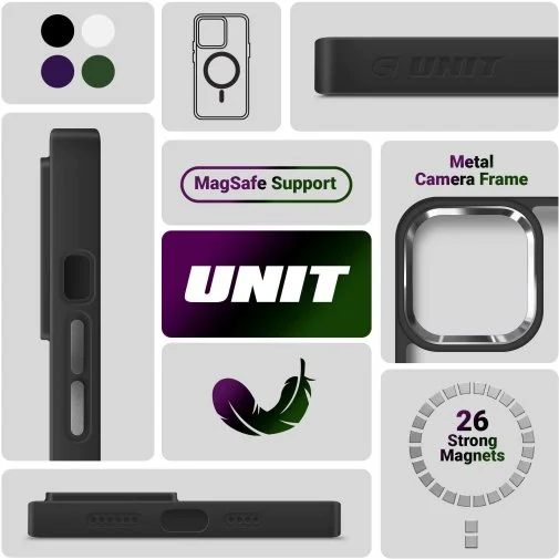 Фото: Чохол ArmorStandart for Apple iPhone 16 Plus - Unit MagSafe Black (ARM78707) № 11 | KTC