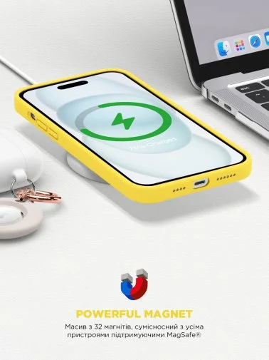 Фото: Чохол ArmorStandart for Apple iPhone 15 - ICON2 MagSafe Sunshine (ARM77011) № 18 | KTC