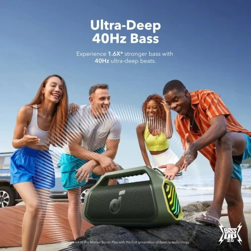 Фото: Портативна колонка Anker SoundCore Boom 2 Plus Green (A3134061) № 11 | KTC
