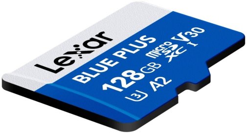FLASH пам'ять Lexar Blue Plus Micro SDXC 128Gb (LMSBLPL128G-BNANG)