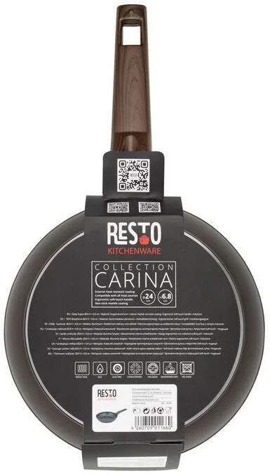 Фото: Сковорода Resto CARINA 24cm (93161) № 19 | KTC