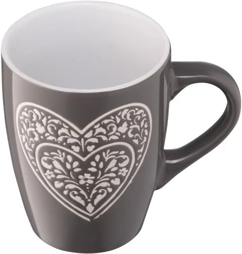 Фото: Чашка Ardesto Heart 330ml Gray (AR3467DGR) № 9 | KTC