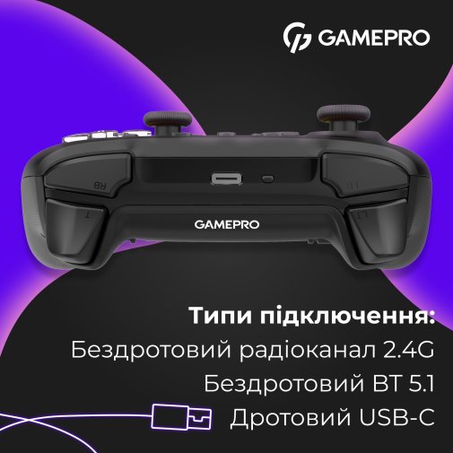 Геймпад GamePro GPX13BDOC Wireless Black