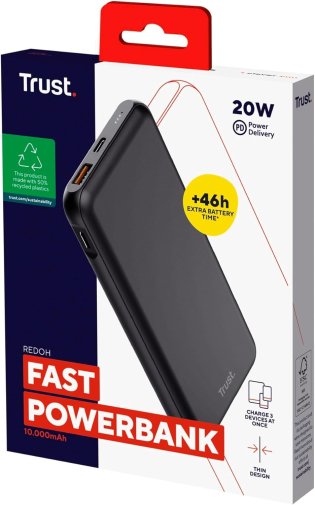 Батарея універсальна Trust Redoh Fast 10000mAh 20W Black (24879_TRUST)