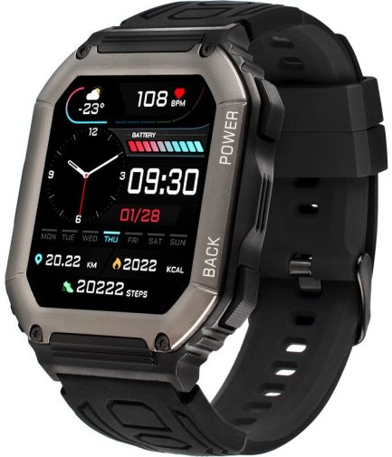 Смарт годинник Gelius Tactical Navy Black (GP-SW007_Black)