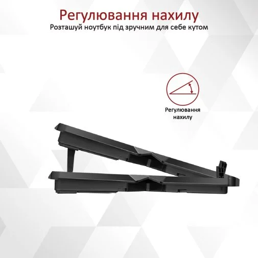 Фото: Підставка для ноутбука Promate Airbase-3 Black (6959144032023) № 14 | KTC