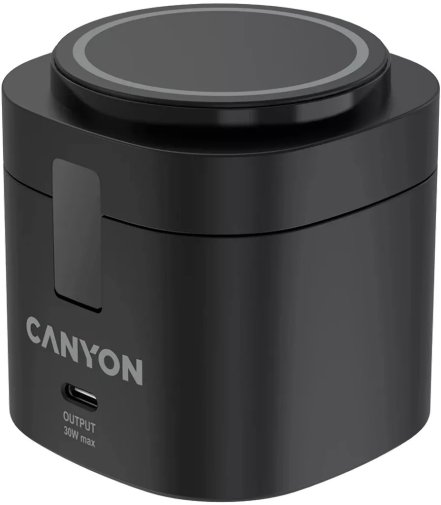 Бездротовий зарядний пристрій Canyon OnCharge 405 4in1 15W, Black