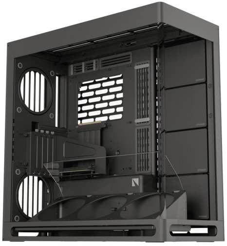 Корпус HAVN HS 420 VGPU Black with window (HVN-CA-HS420-08)