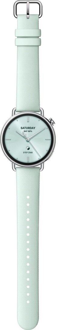 Смарт годинник Xiaomi Watch S4 41mm Fluororubber Strap Mint Green (BHR080CGL)