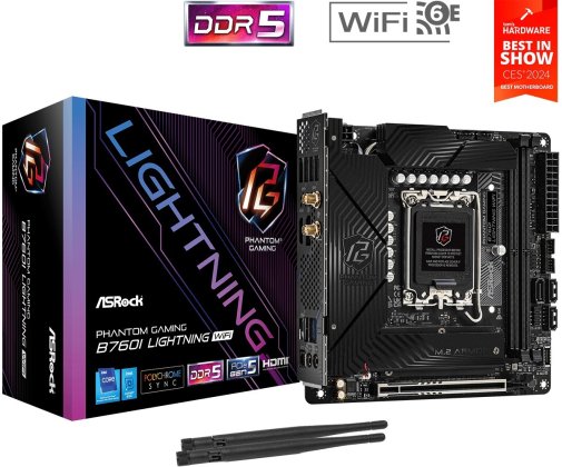 Материнська плата AsRock B760I LIGHTNING WIFI