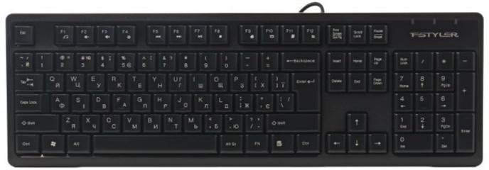 Клавіатура A4tech Fstyler FK12 Black