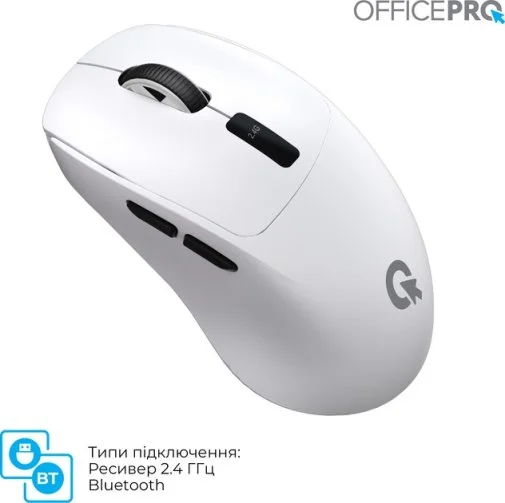 Фото: Миша OfficePro M398W Wireless White № 24 | KTC