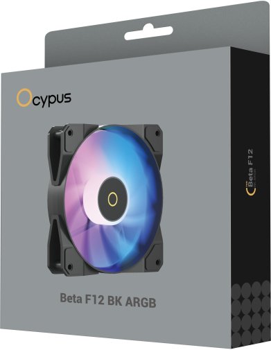 Кулер Ocypus Beta F12 ARGB Black (BETA-F12-BK1AM00X-GL)