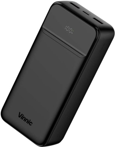 Батарея універсальна Vinnic Everest 3 30000mAh 22.5W Black (4898338024579)