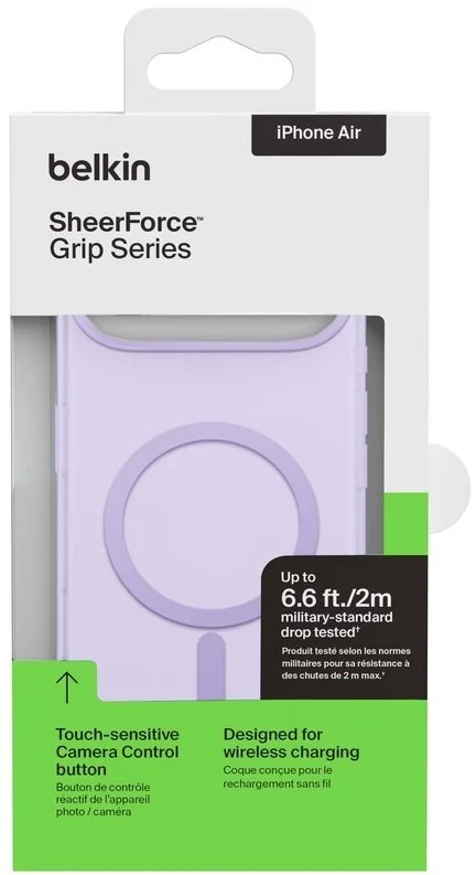 Фото: Чохол Belkin for Apple iPhone Air - Magnetic Protective Grip Lavender (MSA037HQLV) № 8 | KTC