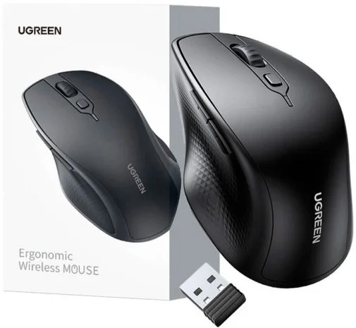 Фото: Миша UGREEN MU101 Wireless Black (90395) № 10 | KTC