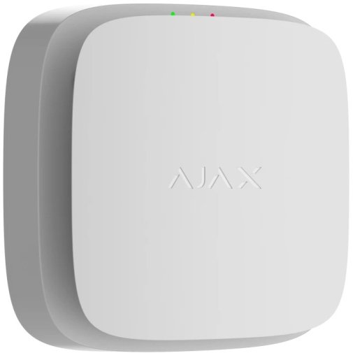 Бездротовий адресний пожежний сповіщувач точковий димовий Ajax EN54 FireProtect (Smoke) Jeweller White