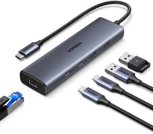 Фото: USB-хаб UGREEN CM512 Gray (45320) № 7 | KTC