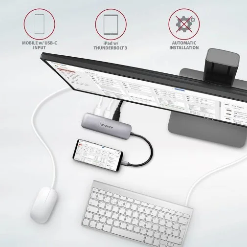 Фото: USB-хаб Axagon 5in1 HMC-5 Grey № 12 | KTC