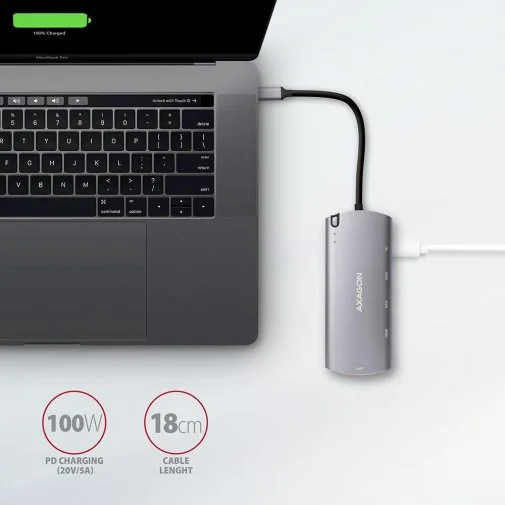 Фото: USB-хаб Axagon HMC-6M2 Grey № 15 | KTC