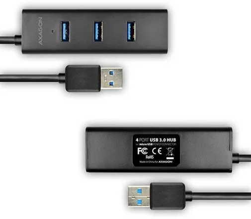 Фото: USB-хаб Axagon HUE-S2BL Black № 12 | KTC
