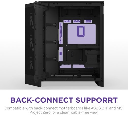Корпус NZXT H9 Flow RGB+ Black with window (CM-H92FB-P1)