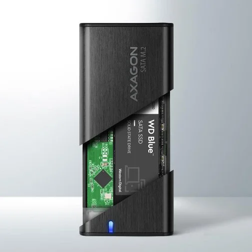 Фото: Кишеня зовнішня Axagon EEM2-SBC Black № 6 | KTC