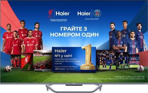 Телевізор QLED Haier H55Q800UX (Google TV, Wi-Fi, 3840x2160)