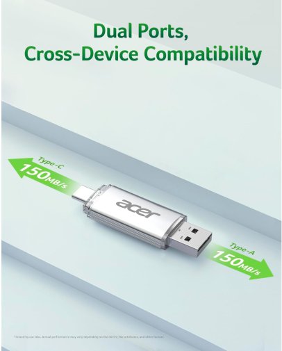Флешка USB Acer UT300 64GB (BL.9BWWA.589)