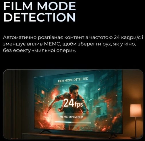 Телевізор LED Kivi 50U800KB (Google TV, Wi-Fi, 3840x2160)