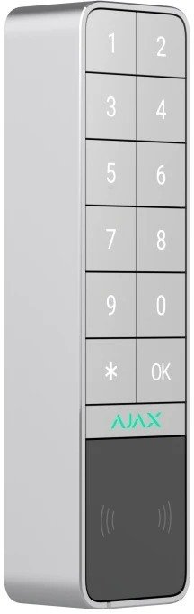 Бездротова клавіатура Ajax KeyPad Outdoor Jeweller White (99967.286.WH1)