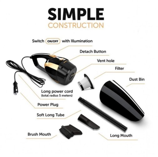 Автомобільний пилосос Aspiring Dust 2 Battery and Cord (DU5500ABS)