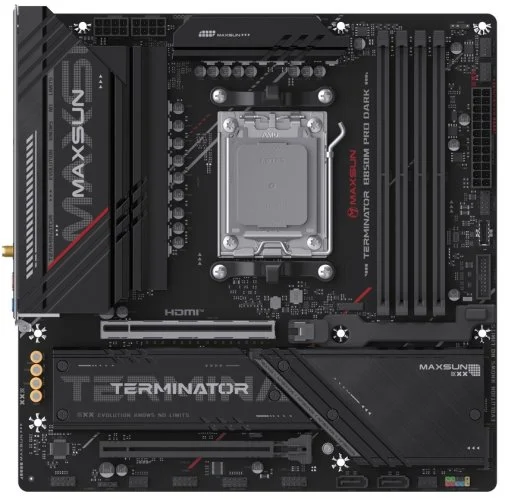 Фото: Материнська плата Maxsun MS-Terminator B850M PRO DARK WIFI № 6 | KTC