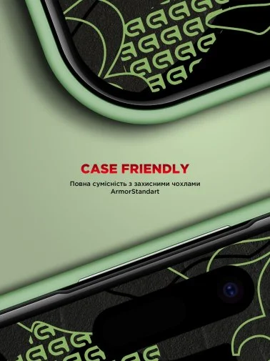 Фото: Захисне скло ArmorStandart for Apple iPhone 17 Pro Max - Corning Black Icon (ARM88500) № 19 | KTC