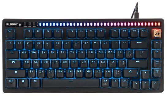 Клавіатура Bloody AT75 Alpha Optical Switch Black (AT75 Black)