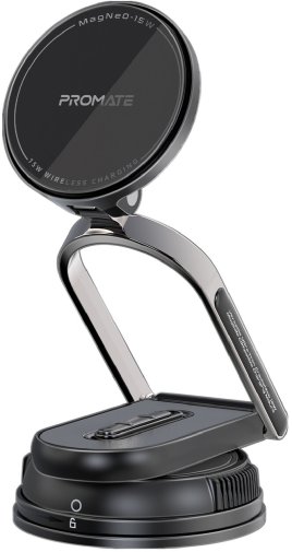 Кріплення для мобільного телефону Promate magneo-15w (6959144068268)