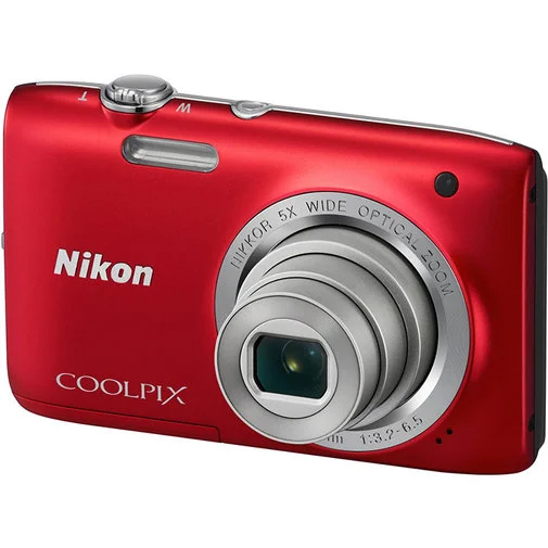 Фото: Цифрова фотокамера Nikon Coolpix S2800 червона № 8 | KTC