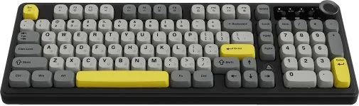 Фото: Клавіатура Ajazz AF98 Plus USB/WL/BT Black/Gray/Yellow (AF98-PLUS-BGY) № 18 | KTC