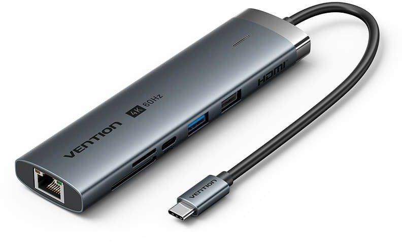 USB-хаб Vention Hub 8-in-1 100W (TGUHB)