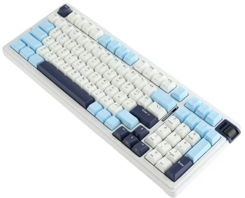 Фото: Клавіатура KZZI K98 Rainbow Switch ENG/UKR WL/BT/USB Polar White (6935280824999) № 10 | KTC