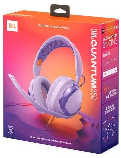 Фото: Гарнітура JBL Quantum 250 Purple (JBLQTUM250PUR) № 12 | KTC