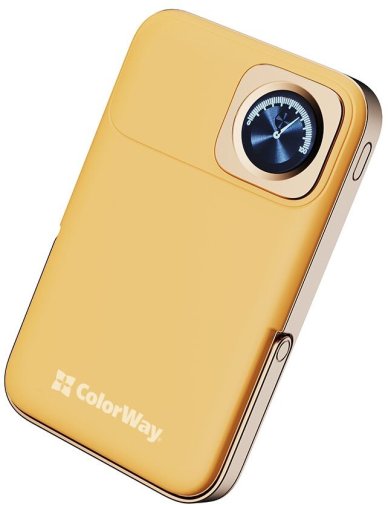 Батарея універсальна ColorWay 10000mAh 22.5W MagSafe/Watch Wireless 15W Amber (CW-PB100LPA2Y-WPDD)