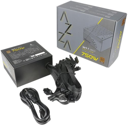 Блок живлення AZZA 750W PSAZ-750W ATX3.1 (PSAZ-750W(ATX3.1))