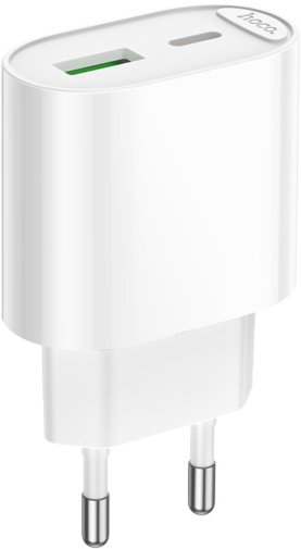 Зарядний пристрій Hoco C109A Fighter 20W White (6942007656719)