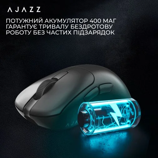 Фото: Миша Ajazz AJ179 Pro WL/BT/USB Black (AJ179-PRO-B) № 25 | KTC