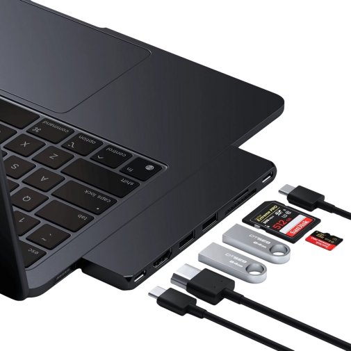 USB-хаб Satechi Pro Hub Slim Midnight (ST-HUCPHSD)