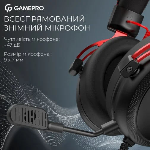 Фото: Гарнітура GamePro Asgard Skald Origin Black/Red (HS850BR) № 25 | KTC