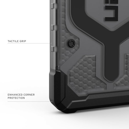 Чохол UAG for Samsung S26 - Pathfinder Clear with Magnet Ash/Black (214528113140)