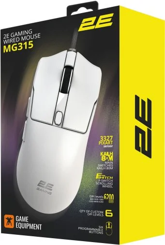 Фото: Миша 2E MG315 White (2E-MG315UWT) № 10 | KTC