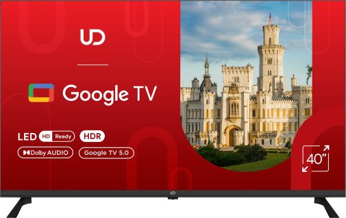 Телевізор LED UD 40GFC5210 (Google TV, Wi-Fi, 1920x1080)